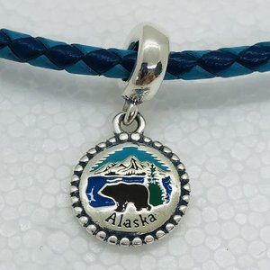 Alaska Charm Alaska Bear Dangle Charm Travel Charm